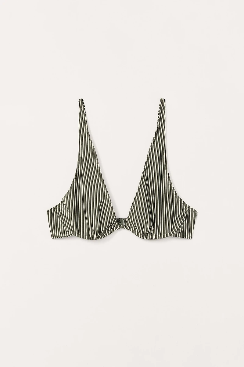 STRIPED LIMITED EDITION BIKINI TOP