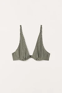 STRIPED LIMITED EDITION BIKINI TOP