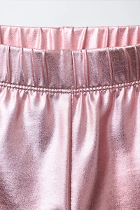 METALLIC EFFECT LEGGINGS