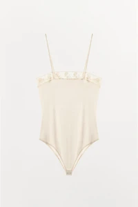 FINE KNIT LACE BODYSUIT
