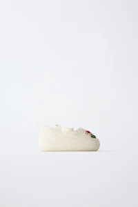 EMBROIDERED FLORAL BOOTIES