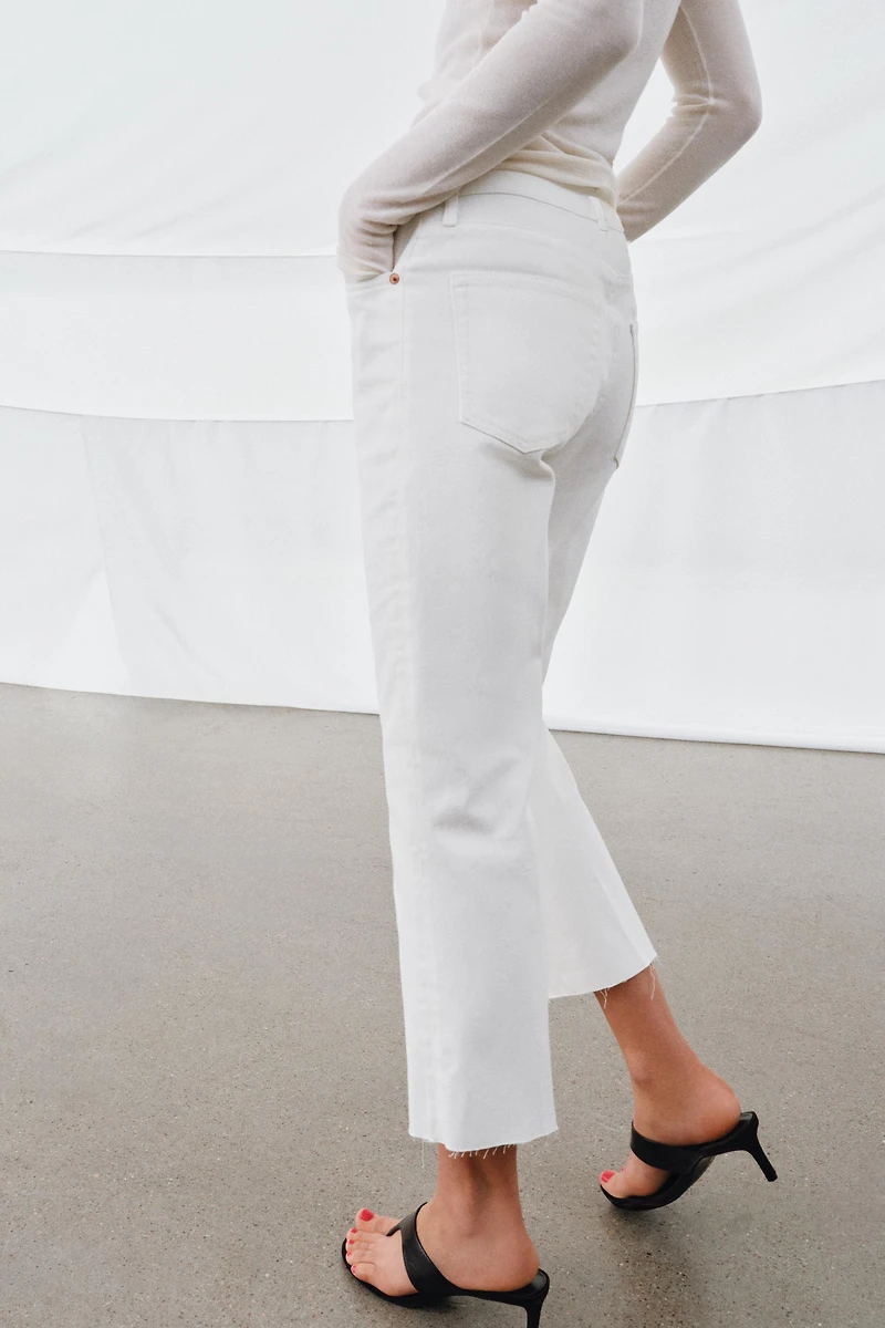 JEAN ZW COLLECTION CROPPED FLARE TAILLE MOYENNE