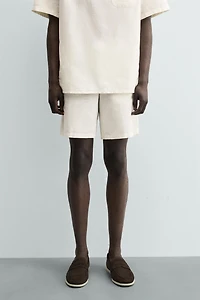 BERMUDA REGULAR FIT CHANVRE - COTON