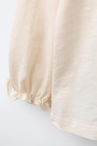 KNIT PATCH T-SHIRT