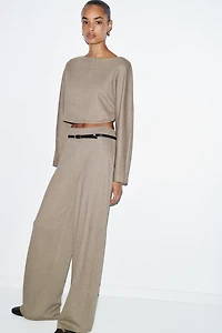 LONG SLEEVE CROP TOP