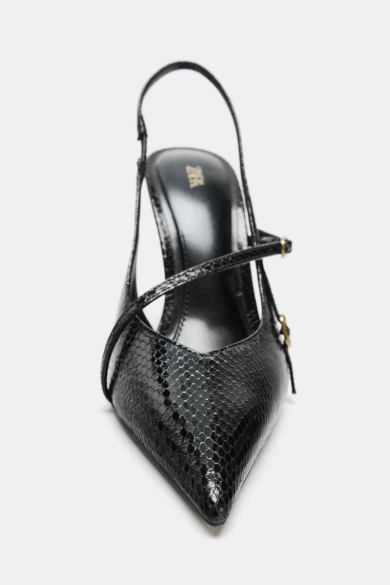 CHAUSSURES À TALONS AVEC BRIDES ET BOUCLES