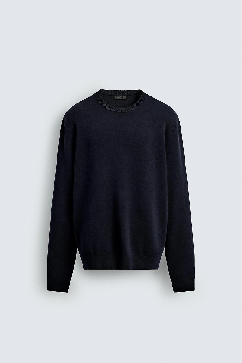 REGULAR FIT COTTON JUMPER