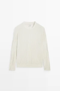 Long sleeve fine knit sweater - STUDIO