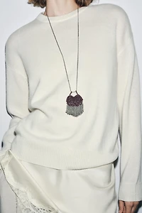 100% CASHMERE LONG SLEEVE SWEATER