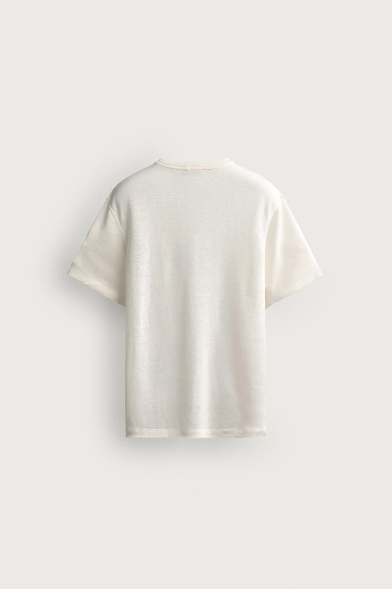 T-SHIRT REGULAR FIT CHANVRE - VISCOSE