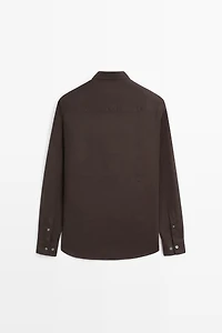 100% linen regular fit shirt