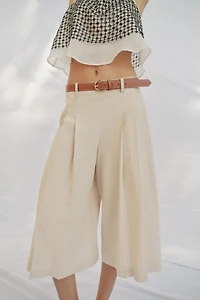 LONG BELTED SHORTS