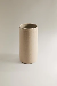 CYLINDRICAL CERAMIC VASE
