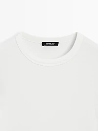 T-shirt manches courtes bord-côte heavy weight
