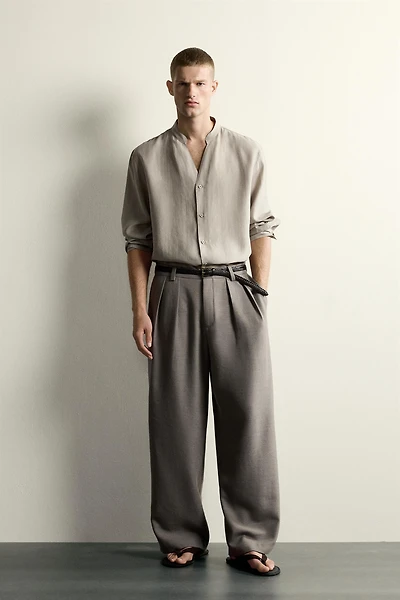 RELAXED FIT JACQUARD SHIRT