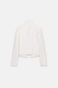 ZW COLLECTION COMBINATION TAILORED BLAZER