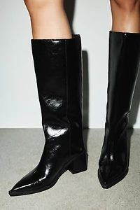 HIGH SHAFT HEEL BOOTS