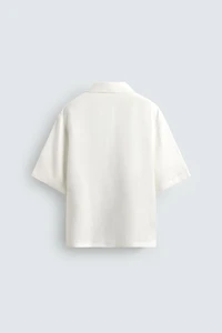 FLUID VISCOSE - LINEN SHIRT