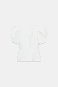 BALLOON SLEEVE TOP