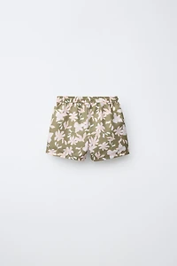 6-14 YEARS / FLORAL SWIM SHORTS