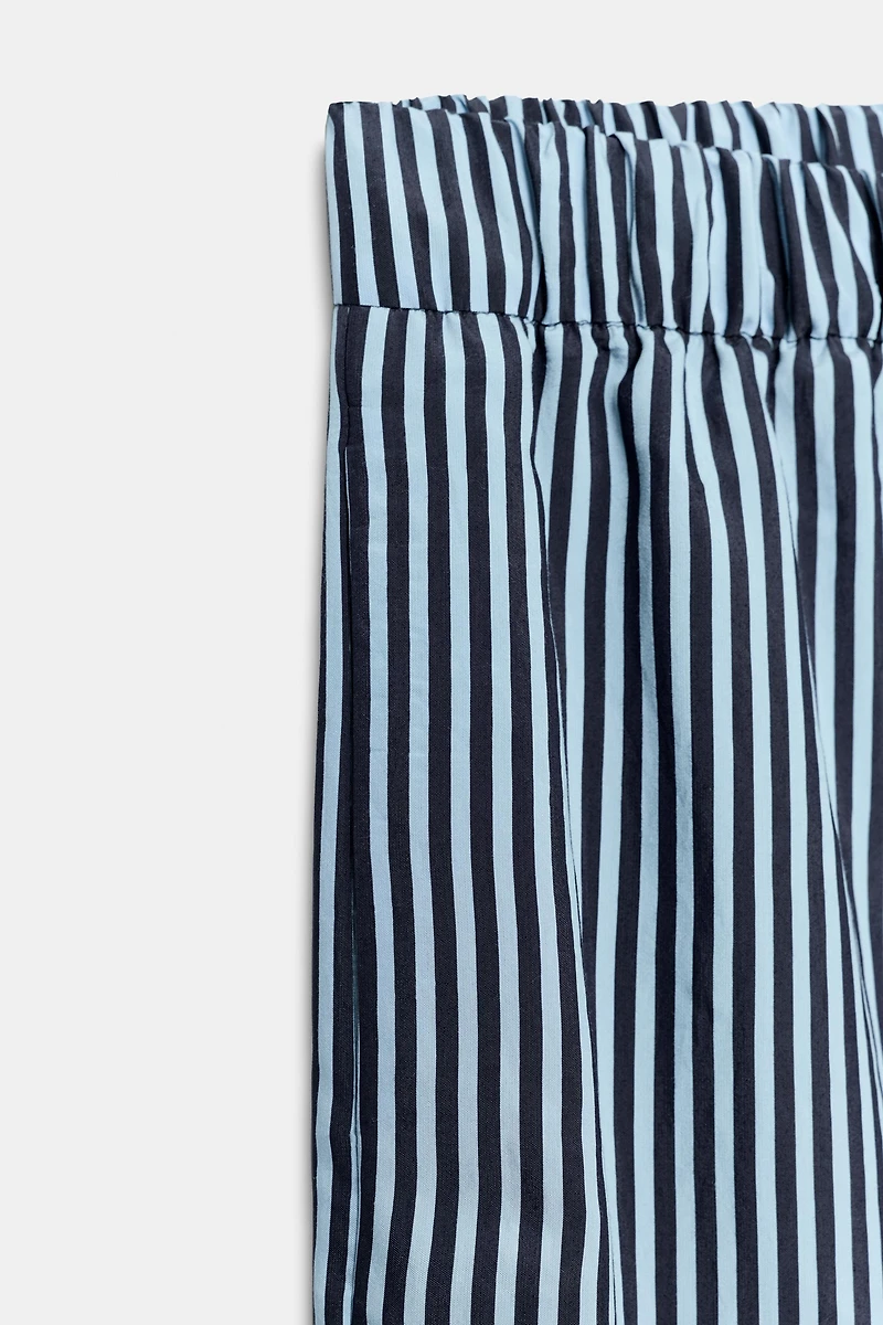 ZW COLLECTION STRIPED WIDE LEG PANTS