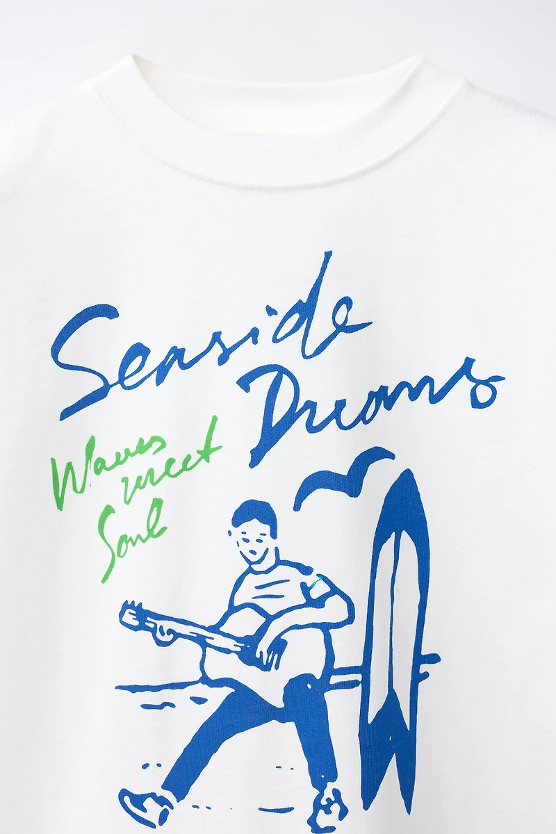 TEXT PRINT T-SHIRT