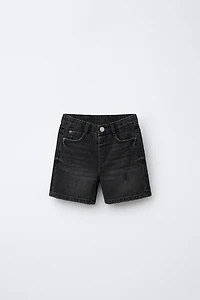 RIPPED BAGGY DENIM SHORTS