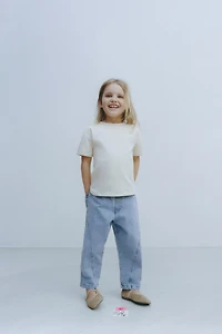 STITCHED BAGGY JEANS