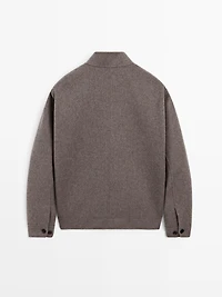 Wool blend jacket