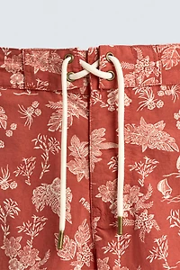 LONG FLORAL PRINT SWIMSUIT