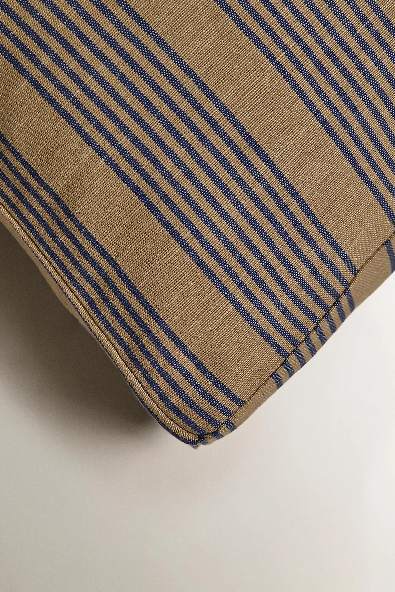STRIPED BENCH BACK CUSHION