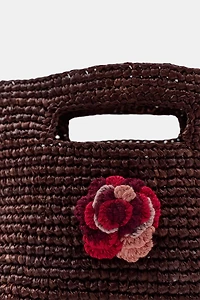 MINI CROCHET RAFFIA BAG