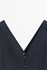 Gilet denim total look