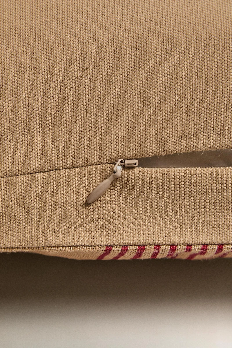 HOUSSE DE COUSSIN RAYURES