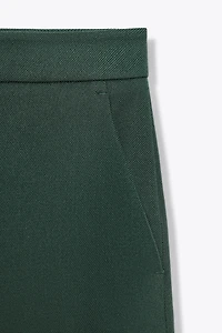 HIGH-WAISTED CULOTTE PANTS