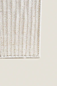 LAUNDRY BASKET WITH TWO COMPARTMENTS