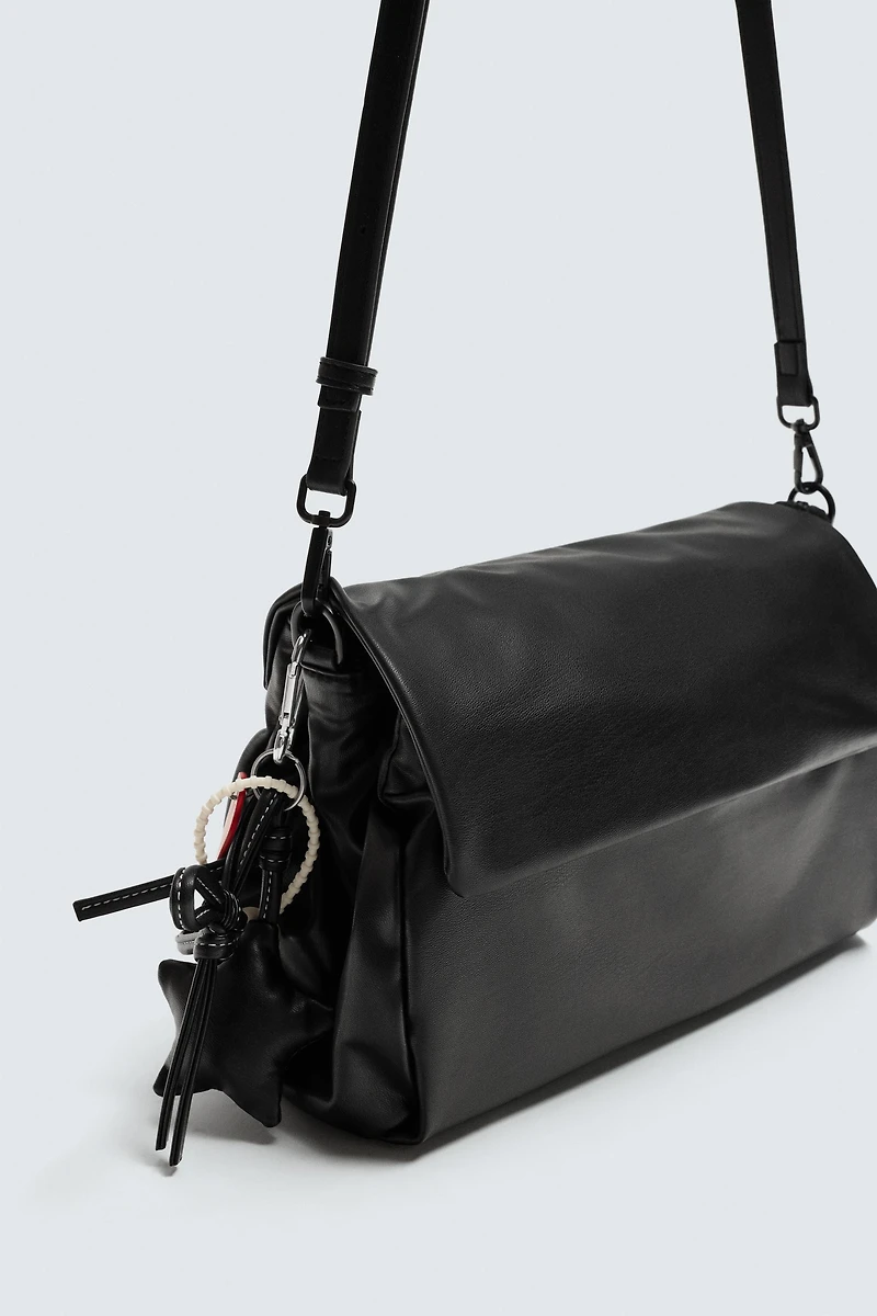KEYCHAIN FLAP CROSSBODY BAG