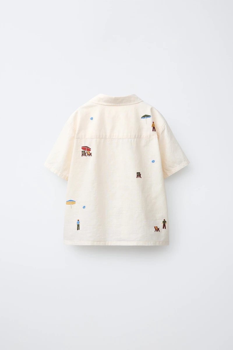 EMBROIDERED SHIRT