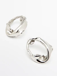 Boucles d’oreilles irrégulières