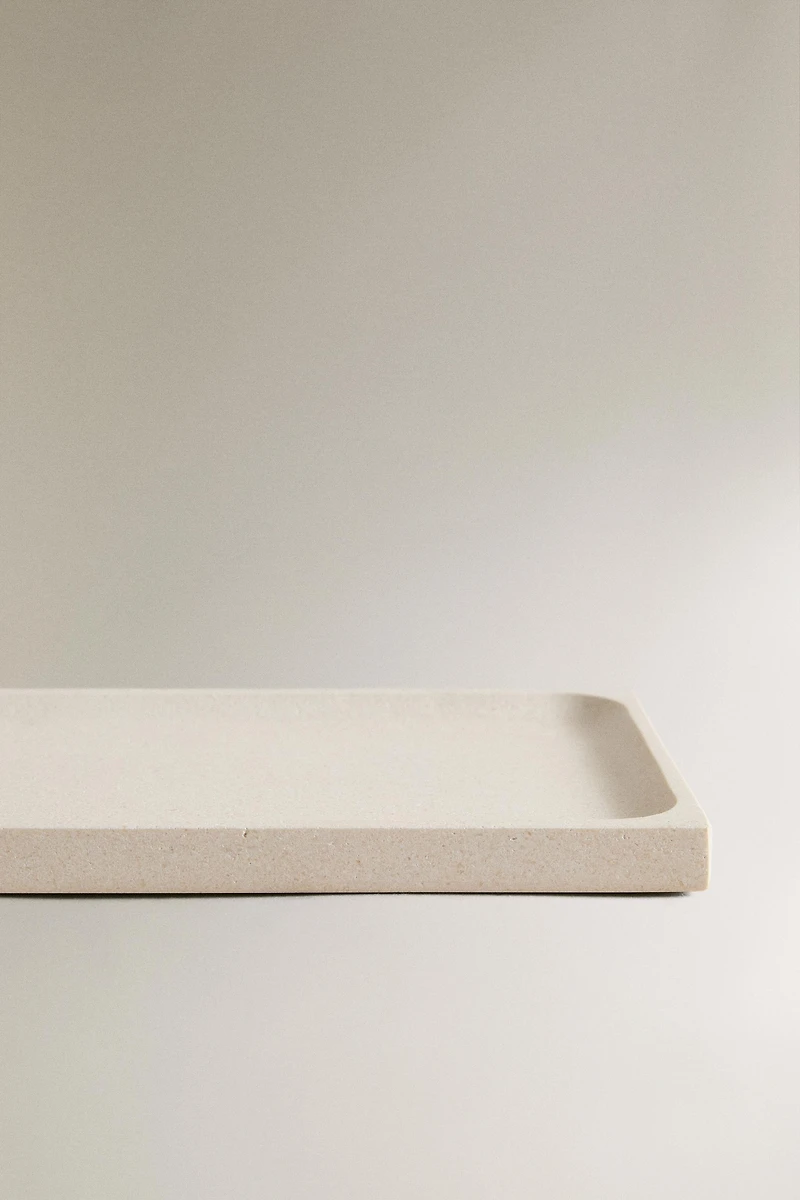 PLATEAU DE BAIN MARBRE BLANC