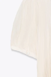 RUSTIC LACE INSERT BLOUSE