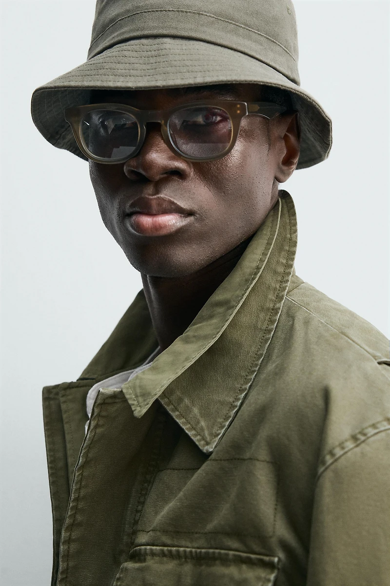 WASHED MULTI-POCKET JACKET