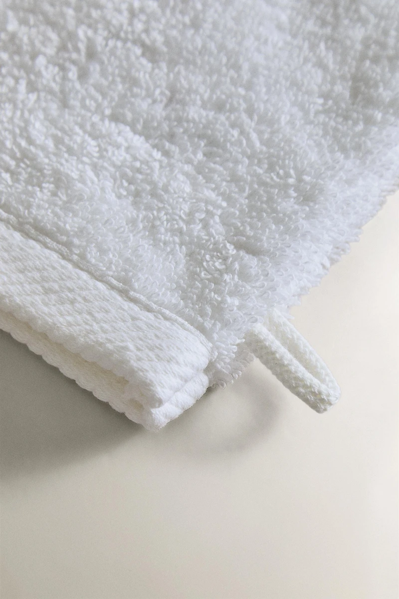 GANT DE TOILETTE COTON ÉPONGE