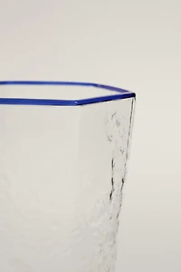 HEXAGONAL BOROSILICATE GLASS TUMBLER