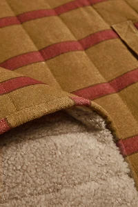 ROLL-UP STRIPED PET FLOOR BLANKET