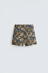 MID-LENGTH FLORAL PRINT SWIMSUIT