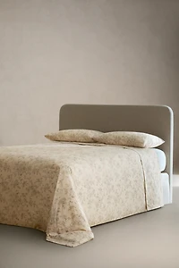 FLORAL PRINT FLAT SHEET