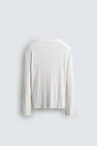 TEE-SHIRT COL TUNISIEN STRUCTURÉ