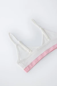 AGES 9-14/ THREE-PACK OF CONTRAST BRALETTES