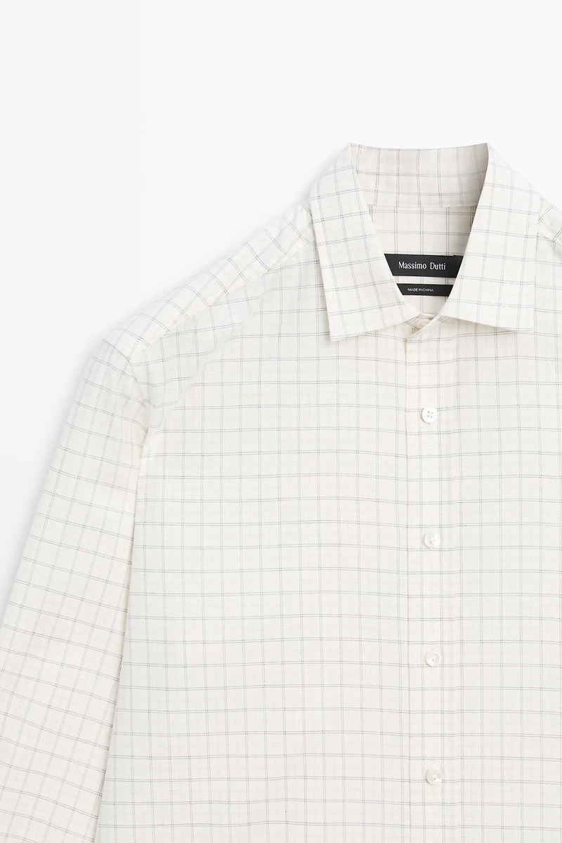 100% Cotton Regular Fit Check Shirt